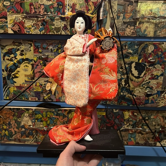 Pair of geisha dolls - Picture 3 of 5